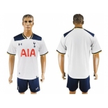 Tottenham Hotspur Blank White Home Soccer Club Jersey2