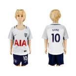 Tottenham Hotspur #10 Kane Home Kid Soccer Club Jersey