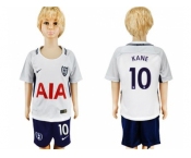 Tottenham Hotspur #10 Kane Home Kid Soccer Club Jersey