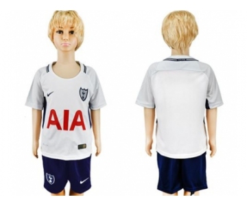 Tottenham Hotspur Blank Home Kid Soccer Club Jersey1