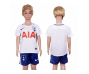 Tottenham Hotspur Blank Home Kid Soccer Club Jersey