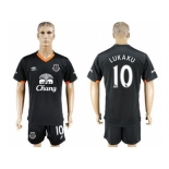 Everton #10 Lukaku Away Soccer Club Jersey