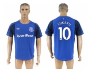 Everton #10 Lukaku Home Soccer Club Jersey1