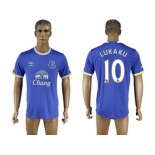 Everton #10 Lukaku Home Soccer Club Jersey3