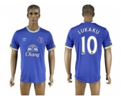 Everton #10 Lukaku Home Soccer Club Jersey3