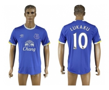 Everton #10 Lukaku Home Soccer Club Jersey3