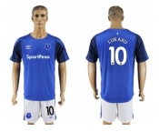 Everton #10 Lukaku Home Soccer Club Jersey