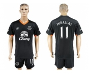 Everton #11 Mirallas Away Soccer Club Jersey