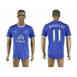 Everton #11 Mirallas Home Soccer Club Jersey3