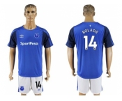 Everton #14 Bolasie Home Soccer Club Jersey