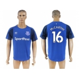 Everton #16 Mccarthy Home Soccer Club Jersey1