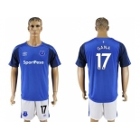 Everton #17 Gana Home Soccer Club Jersey