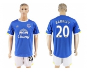 Everton #20 Barkley Home Soccer Club Jersey