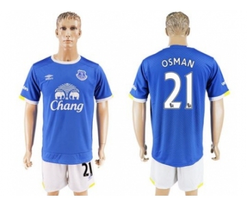 Everton #21 Osman Home Soccer Club Jersey