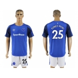 Everton #25 Funes Mori Home Soccer Club Jersey