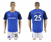 Everton #25 Funes Mori Home Soccer Club Jersey