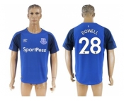 Everton #28 Dowell Home Soccer Club Jersey1