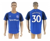 Everton #30 Holgate Home Soccer Club Jersey1