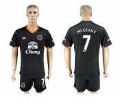 Everton #7 Mcgeady Away Soccer Club Jersey