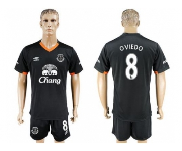 Everton #8 Oviedo Away Soccer Club Jersey