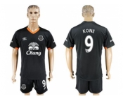 Everton #9 Kone Away Soccer Club Jersey