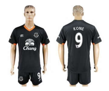 Everton #9 Kone Away Soccer Club Jersey