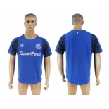 Everton Blank Home Soccer Club Jersey1