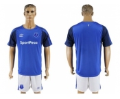 Everton Blank Home Soccer Club Jersey