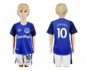 Everton #10 Lukaku Home Kid Soccer Club Jersey