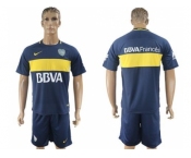 Boca Juniors Blank Home Soccer Club Jersey1