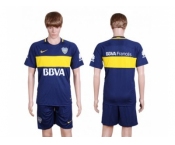 Boca Juniors Blank Home Soccer Club Jersey2