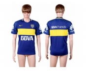 Boca Juniors Blank Home Soccer Club Jersey3