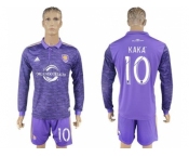 Orlando City SC #10 Kaka Home Long Sleeves Soccer Club Jersey