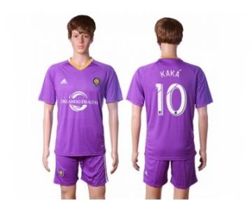 Orlando City SC #10 Kaka Purple Soccer Club Jersey