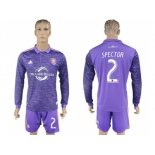 Orlando City SC #2 Spector Home Long Sleeves Soccer Club Jersey