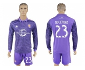 Orlando City SC #23 Nocerino Home Long Sleeves Soccer Club Jersey