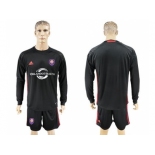 Orlando City SC Blank Black Long Sleeves Goalkeeper Soccer Club Jersey