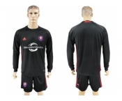 Orlando City SC Blank Black Long Sleeves Goalkeeper Soccer Club Jersey