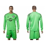 Orlando City SC Blank Green Long Sleeves Goalkeeper Soccer Club Jersey