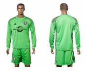 Orlando City SC Blank Green Long Sleeves Goalkeeper Soccer Club Jersey