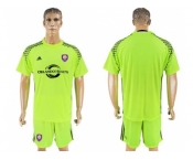 Orlando City SC Blank Shiny Green Goalkeeper Soccer Club Jersey