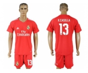 Real Madrid #13 K.Casilla Red Goalkeeper Soccer Club Jersey