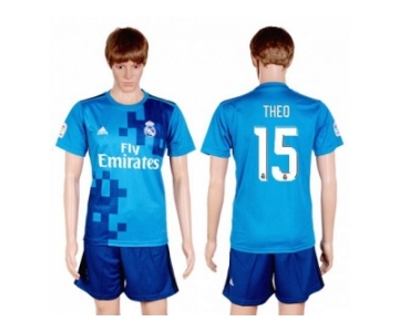 Real Madrid #15 Theo Sec Away Soccer Club Jersey