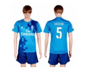 Real Madrid #5 Varane Away Soccer Club Jersey