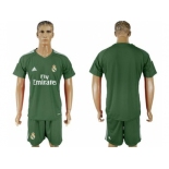 Real Madrid Blank Green Goalkeeper Soccer Club Jersey