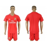 Real Madrid Blank Red Goalkeeper Soccer Club Jersey