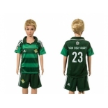 Real Betis #23 Van Der Vaart Away Kid Soccer Club Jersey