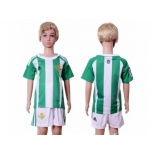 Real Betis Blank Home Kid Soccer Club Jersey