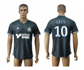 Marseille #10 LASS Away Soccer Club Jersey3