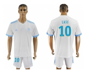 Marseille #10 Lass Home Soccer Club Jersey